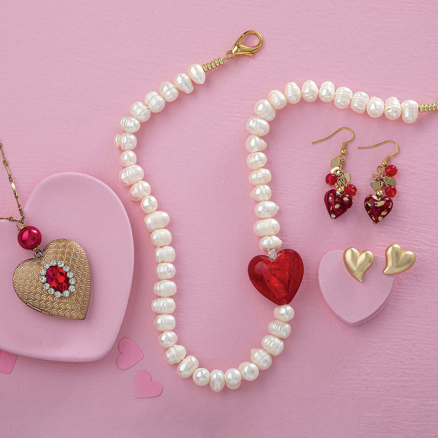 Your Heart Is In The Right Place Freshwater Pearl Necklace