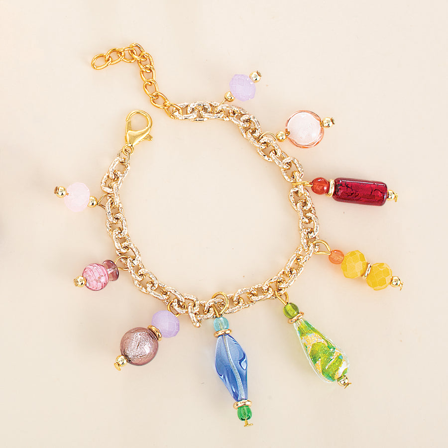 Charming Colors Murano Glass Bracelet