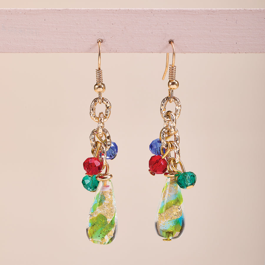 Charming Colors Murano Glass Earrings