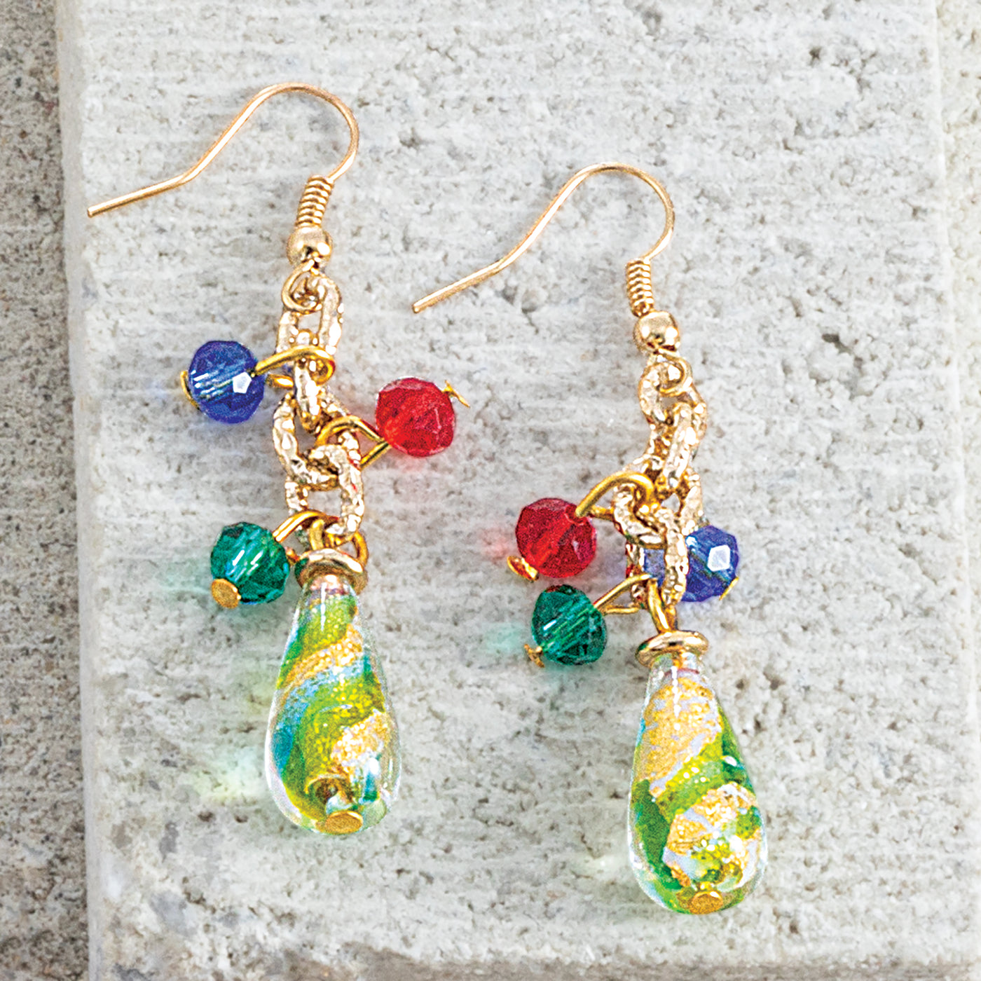 Charming Colors Murano Glass Earrings