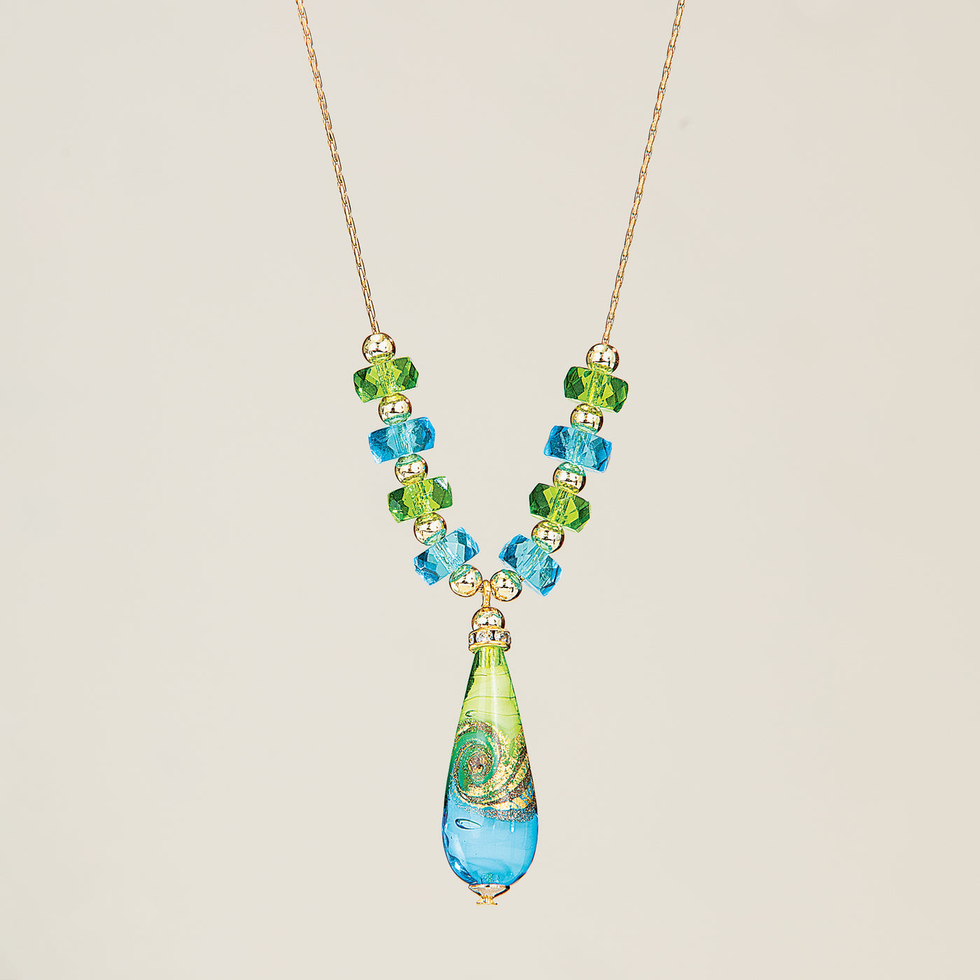 Murano Glass South Beach Necklace