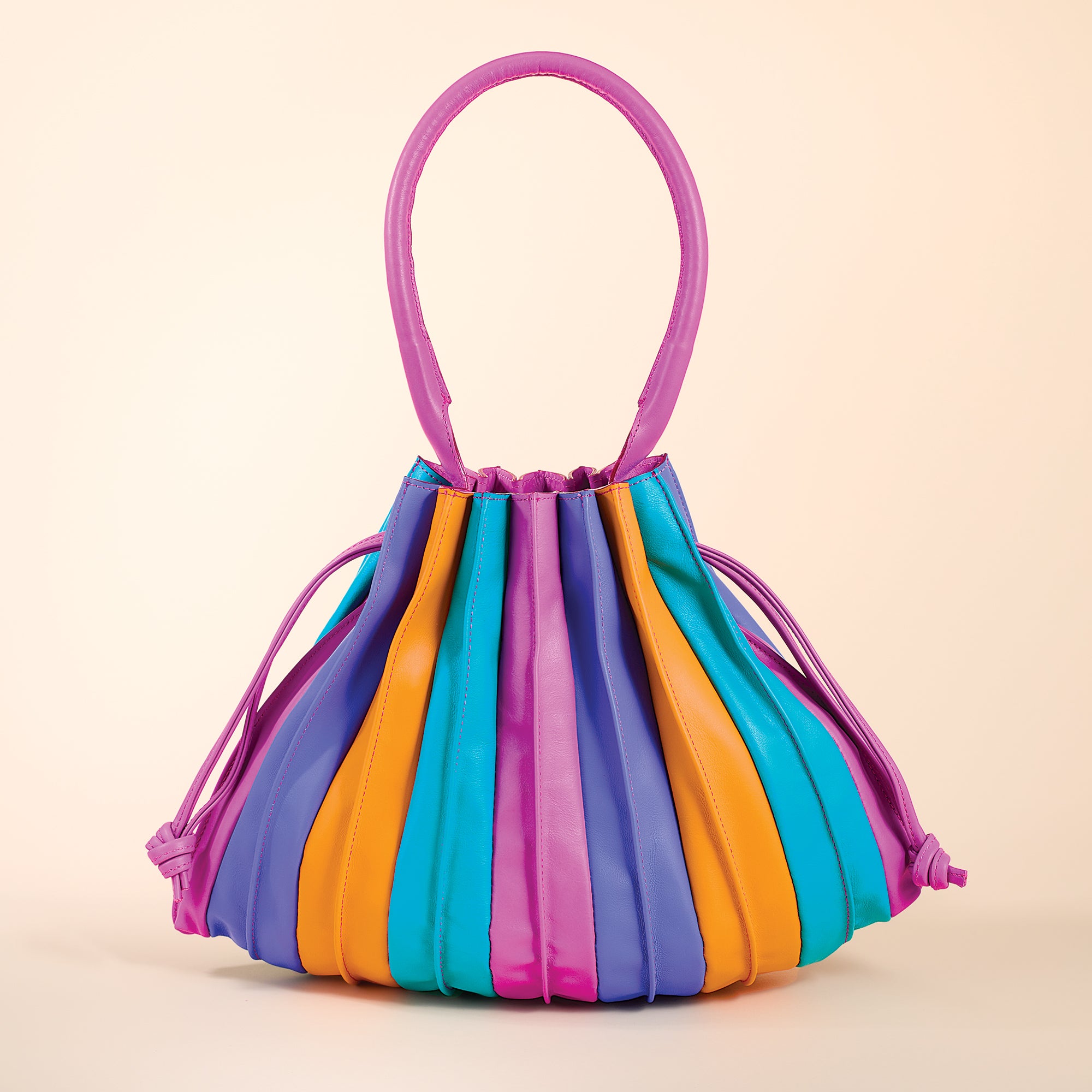 Corno Grande Multi-Colored Italian Leather Handbag