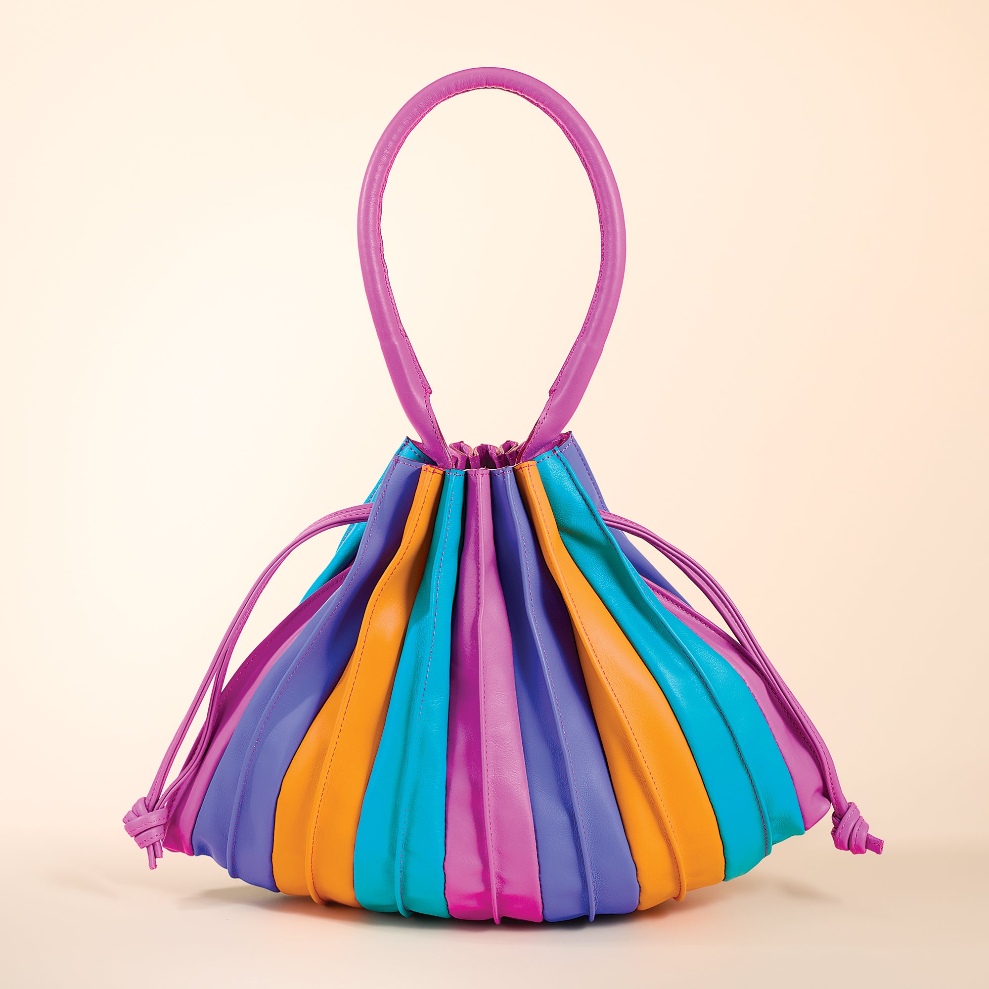 Corno Grande Multi-Colored Italian Leather Handbag