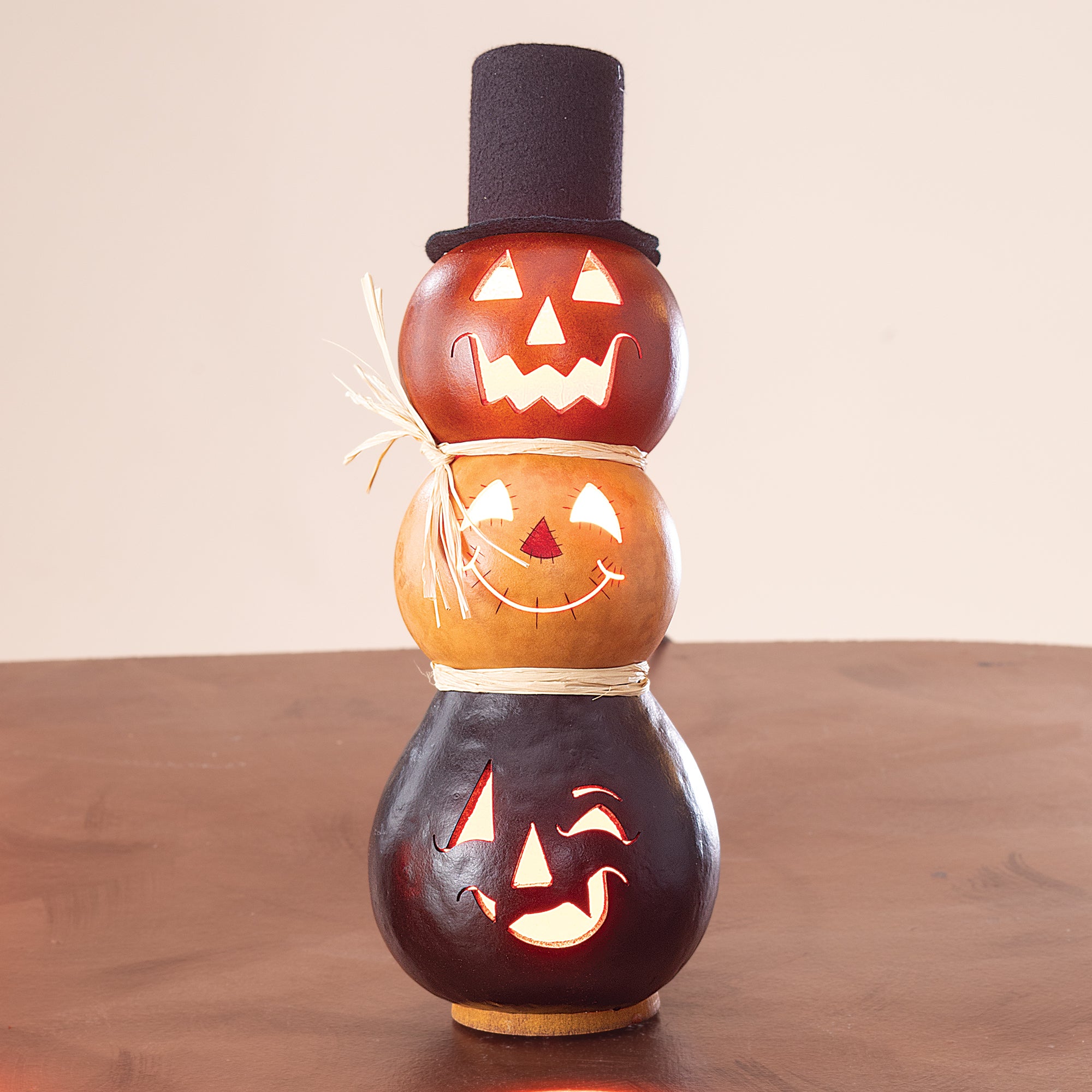 Stack O' Jacks Halloween Gourd