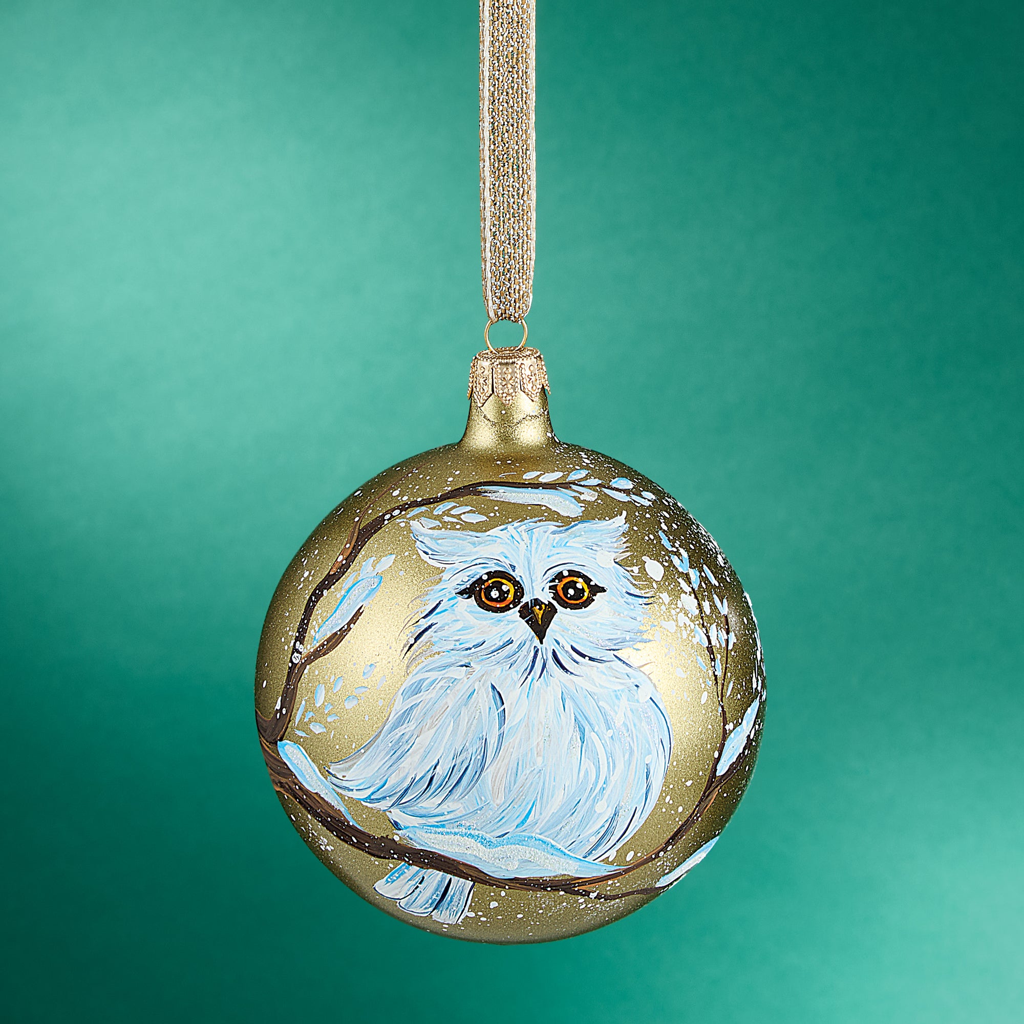 Snowy Owl Lago Di Como Ornament