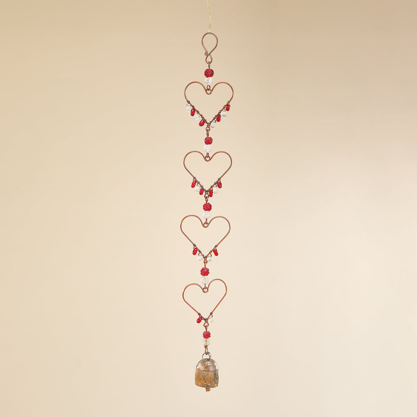 Hand-Cut Iron All 4 Love Wind Chime