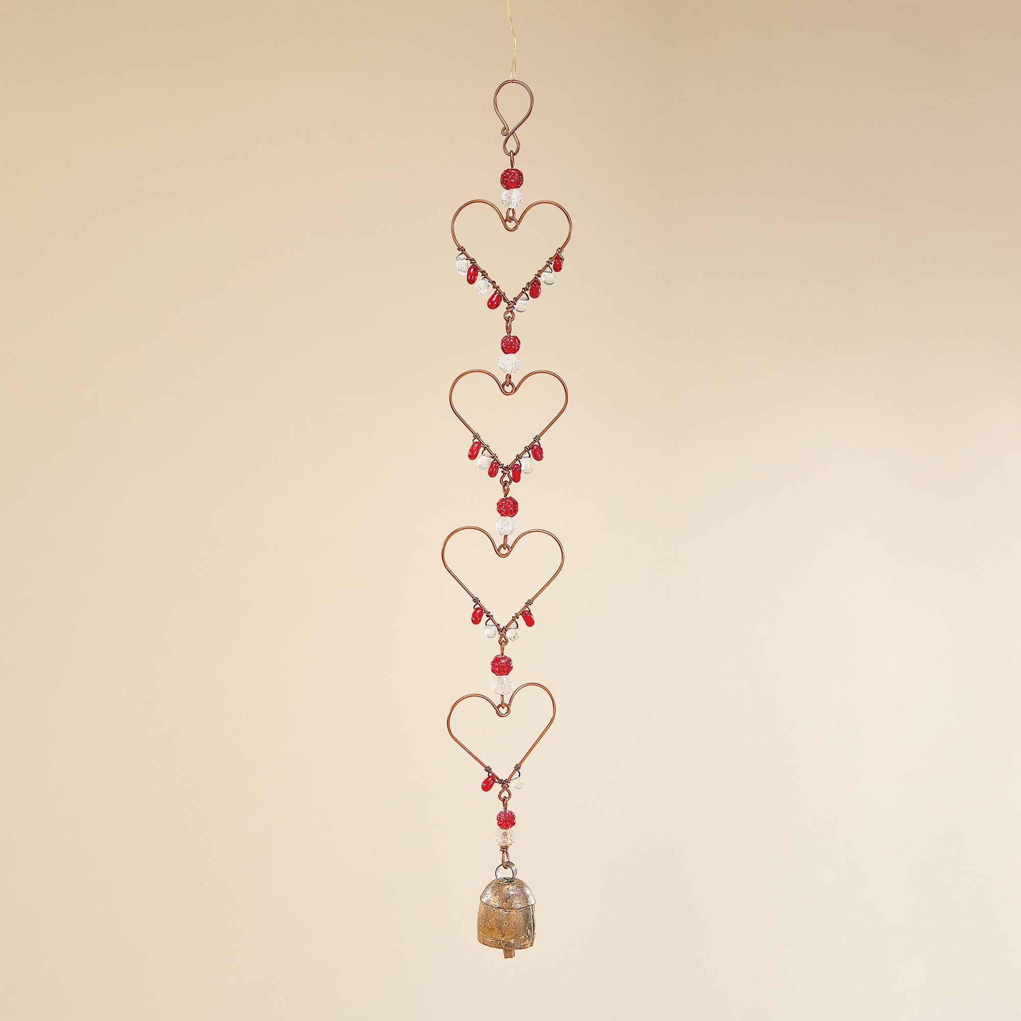 Hand-Cut Iron All 4 Love Wind Chime