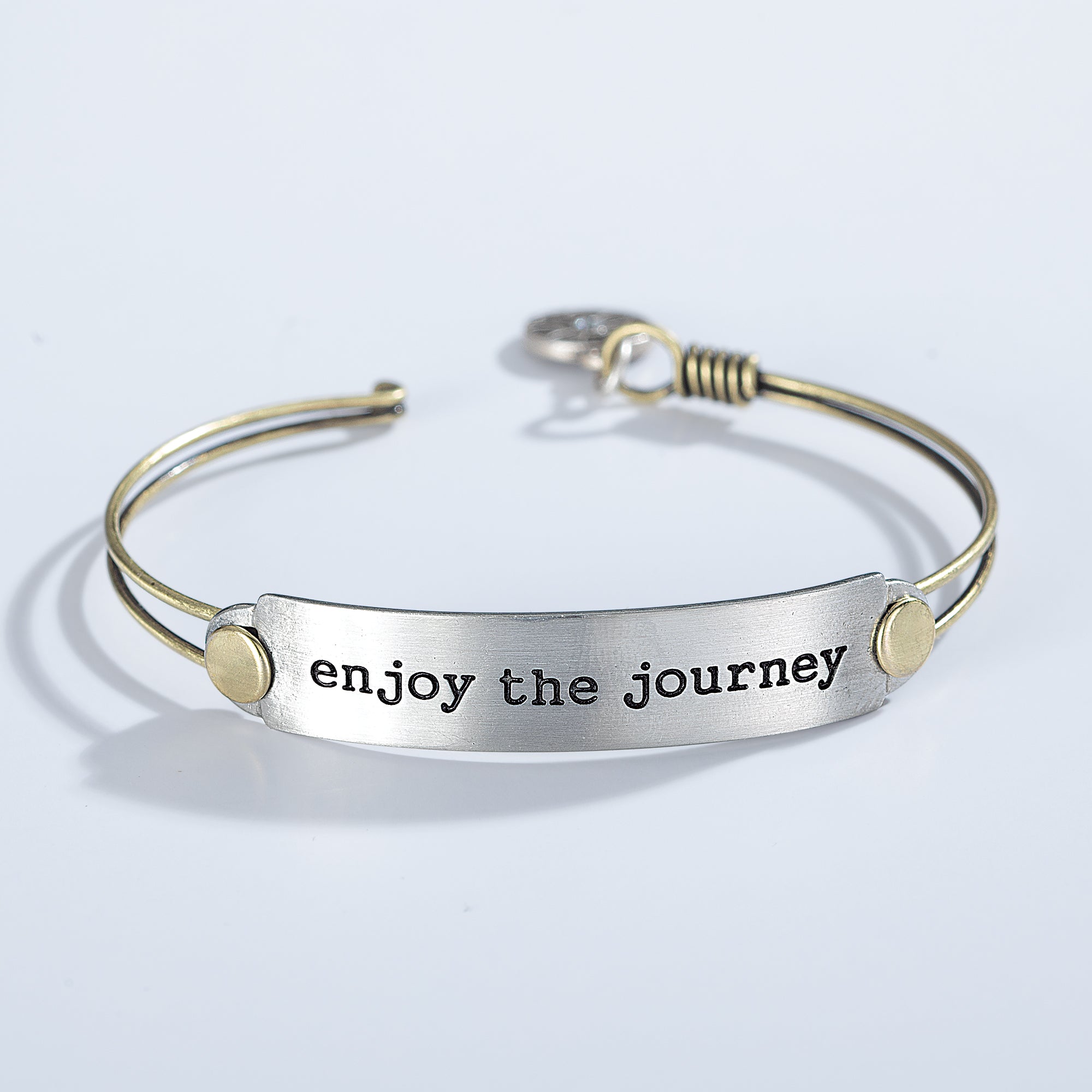 Enjoy The Journey Message Bracelet