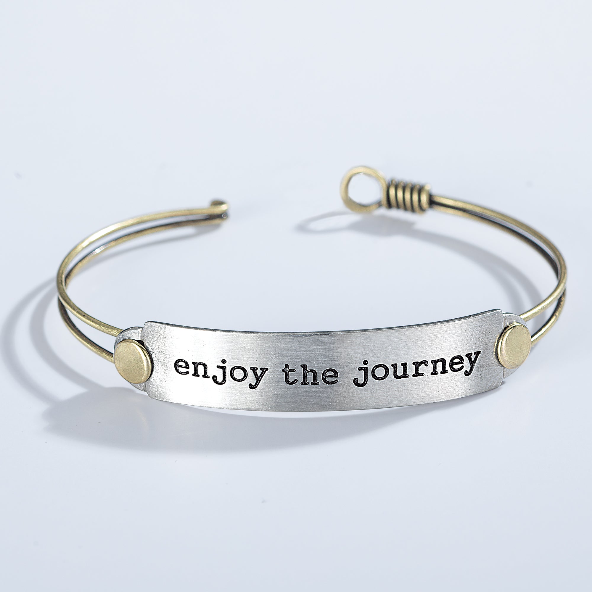 Enjoy The Journey Message Bracelet