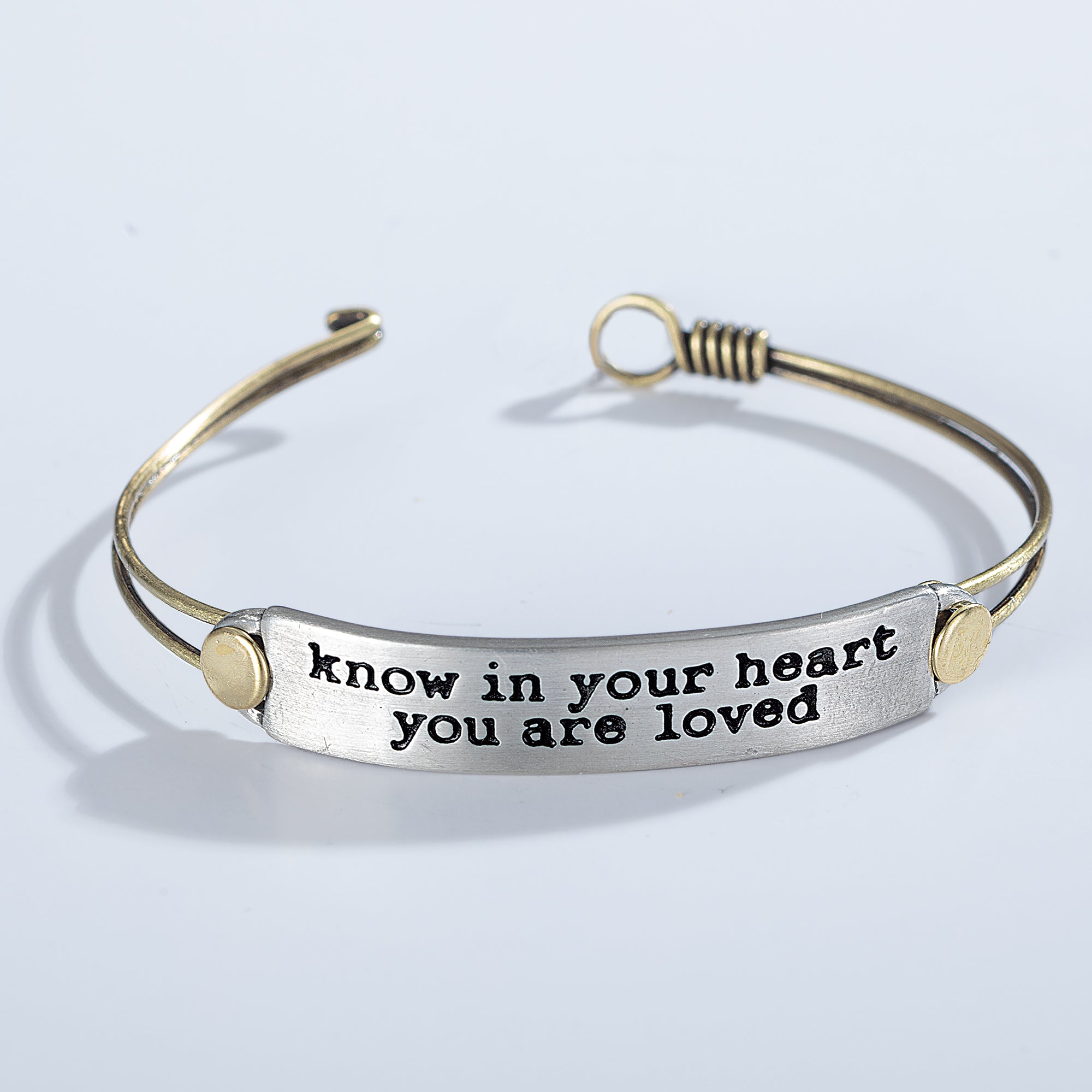 Know In Your Heart Message Bracelet