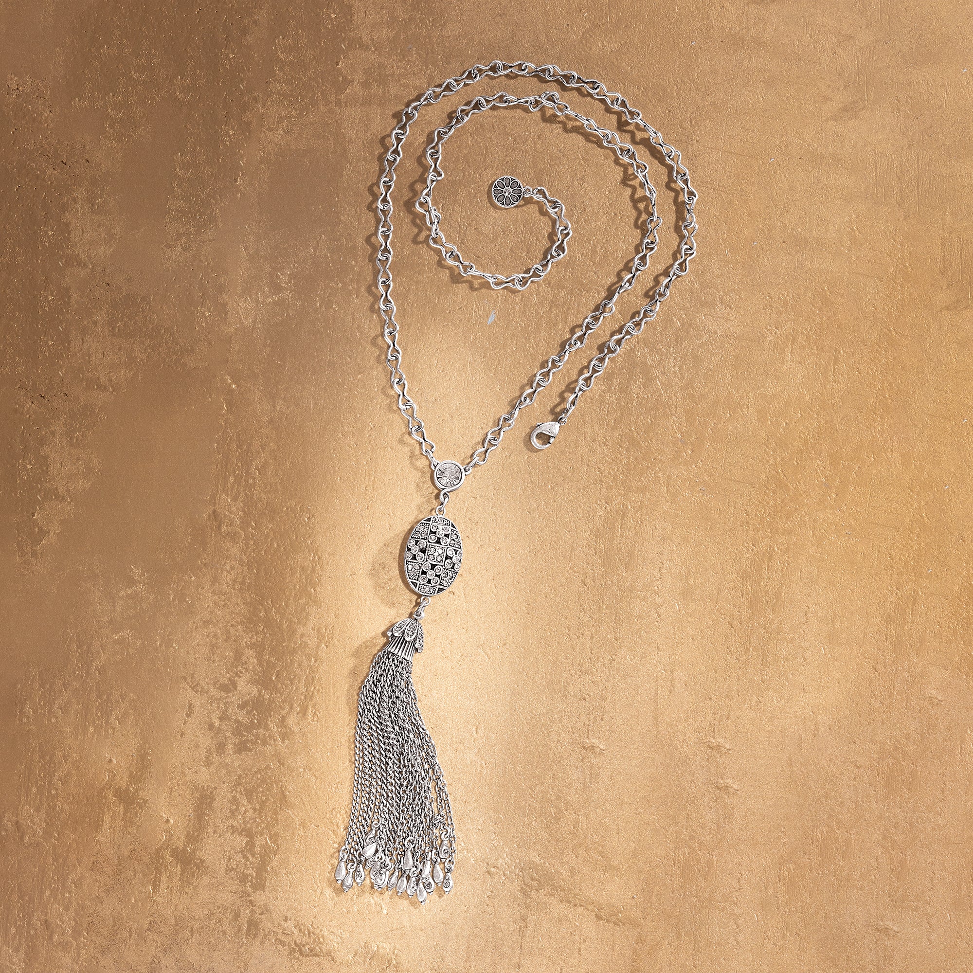 Art Deco-Inspired Tassel Necklace