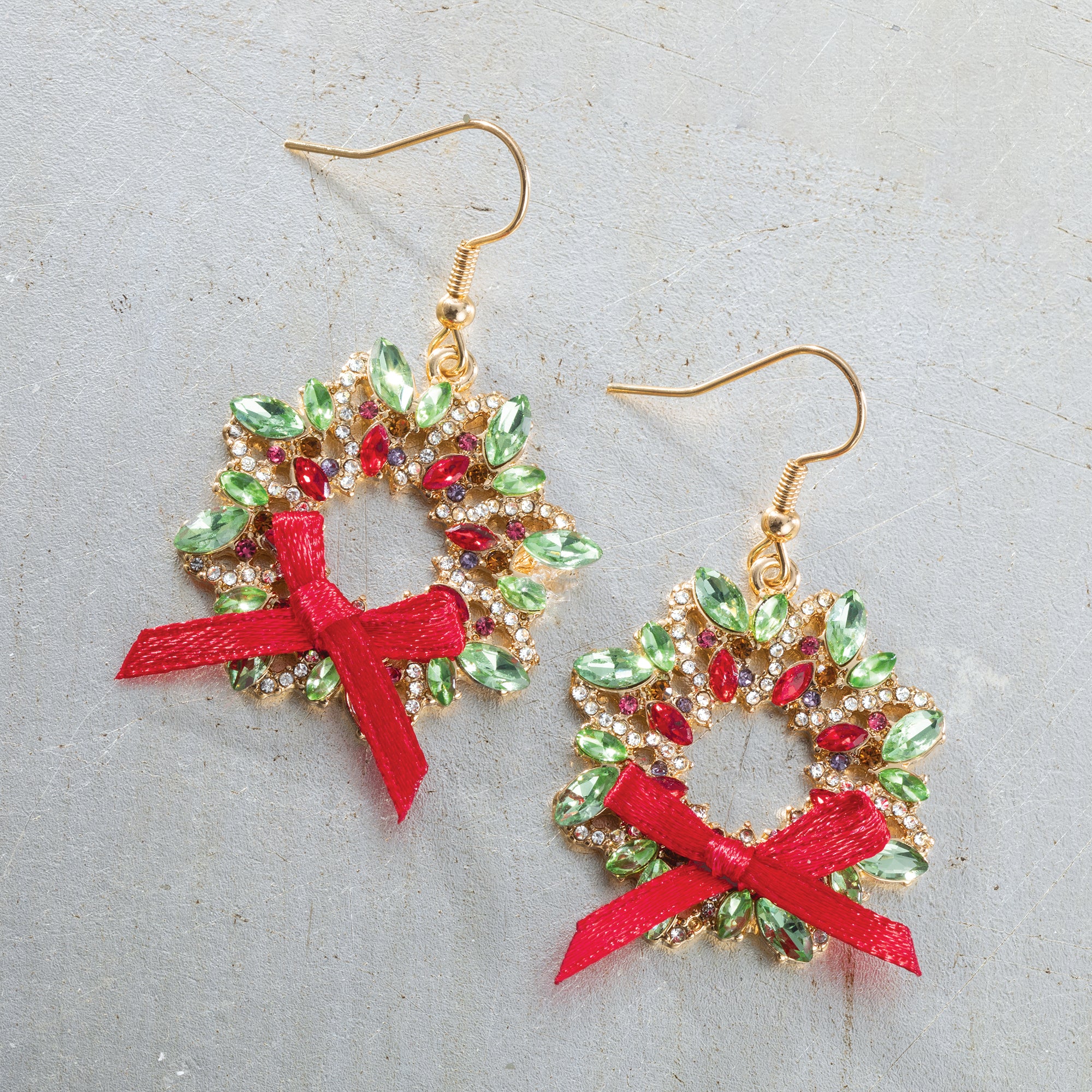 Festive Wreath Earrings