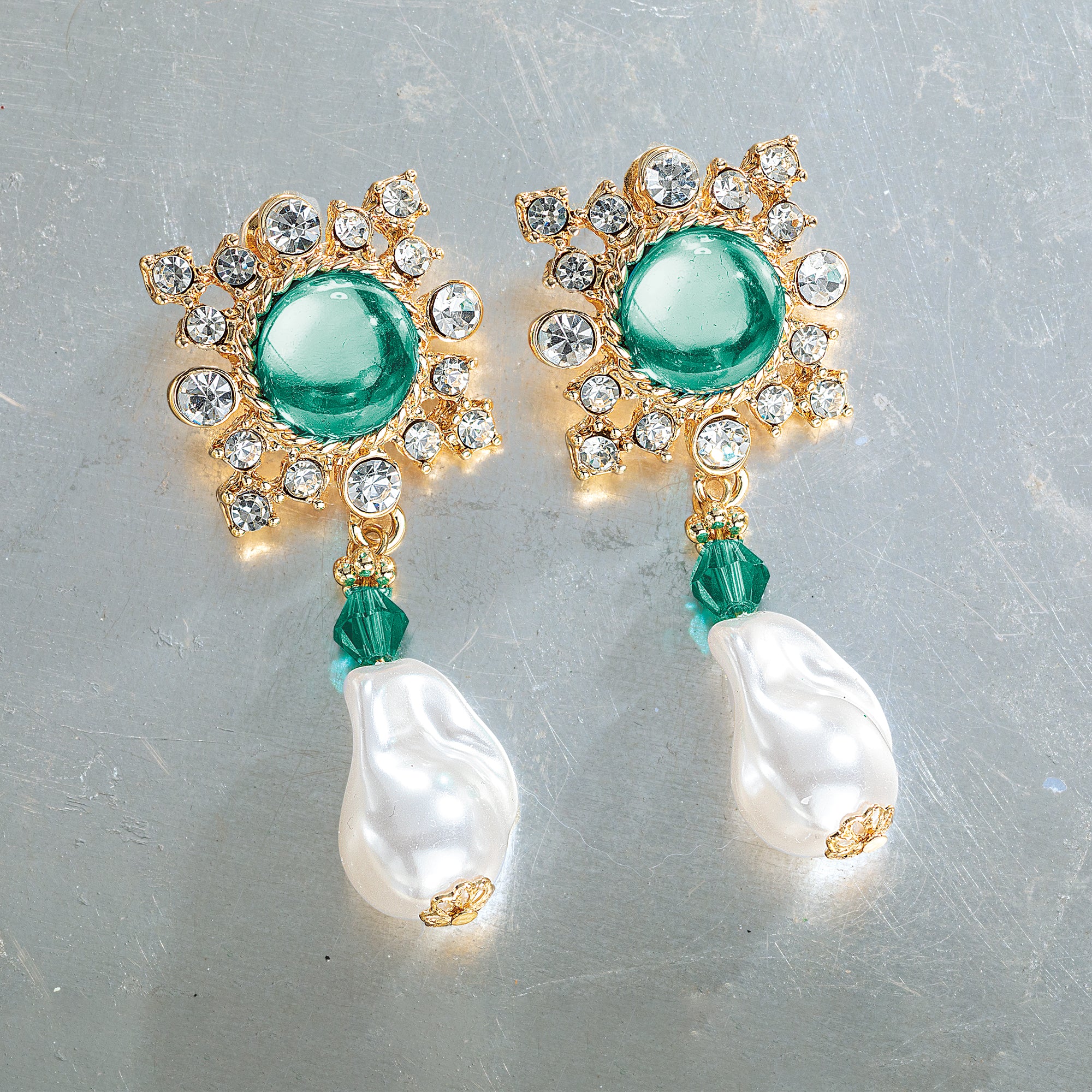 Regal Elegance Drop Earrings