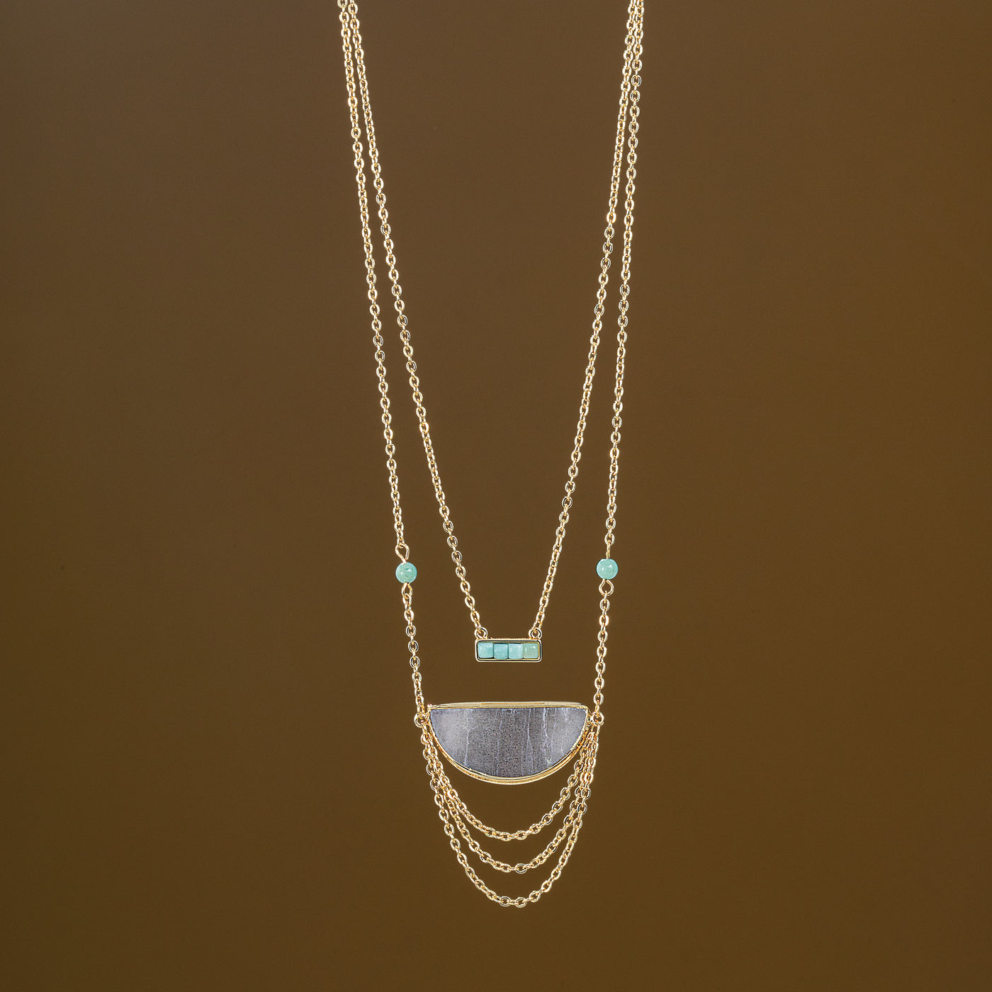 Luxe In Labradorite Layered Necklace