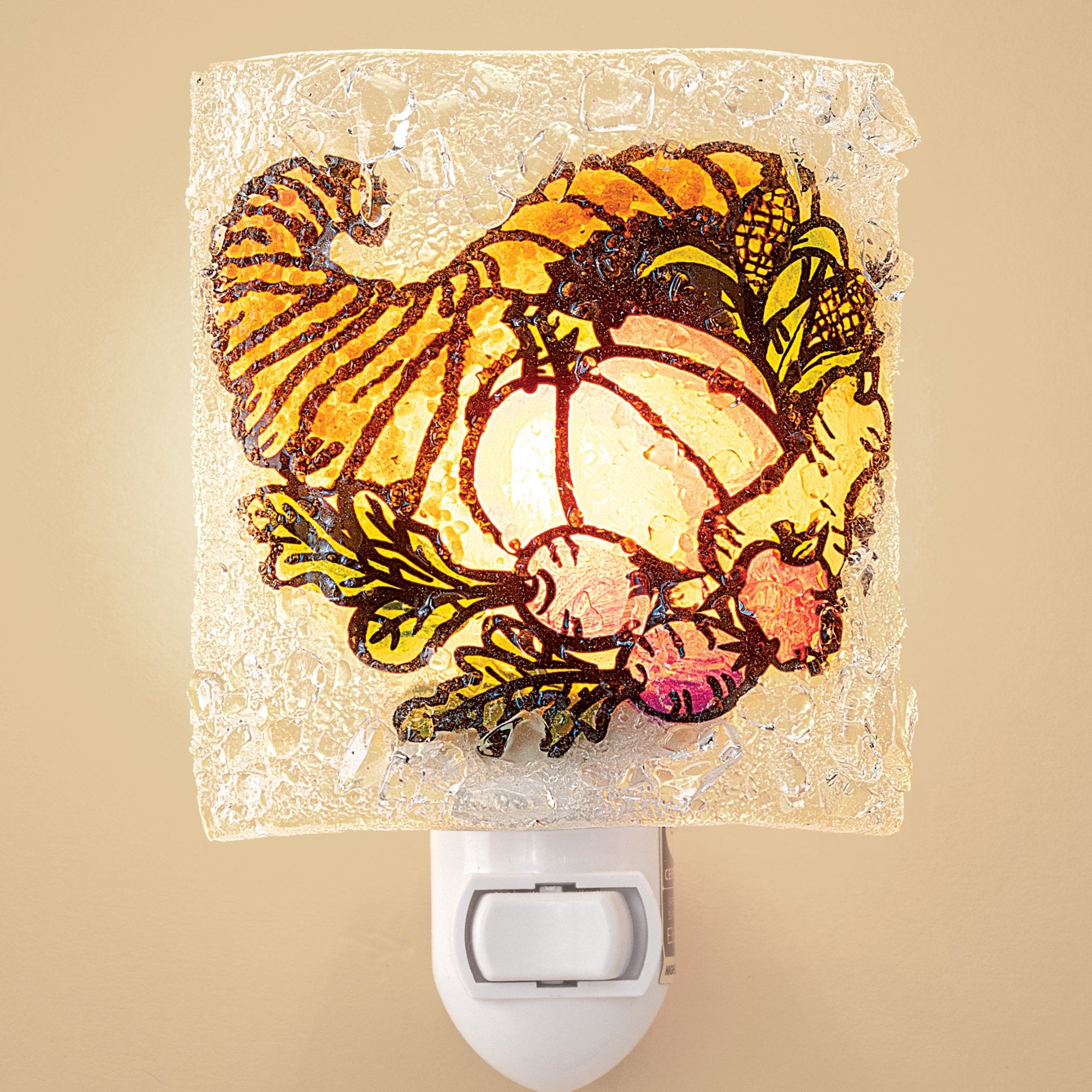 Recycled Glass Cornucopia Nightlight