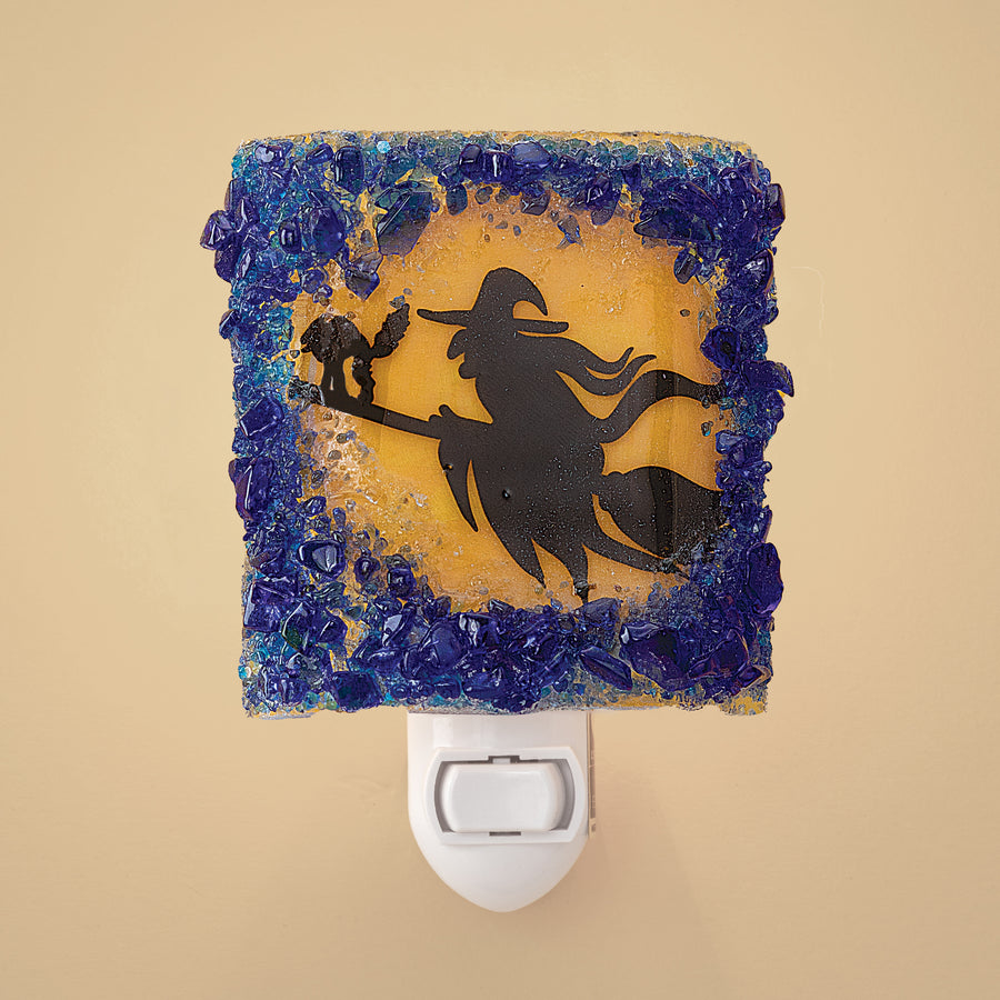 Recycled Glass Wicked Witch Nightlight