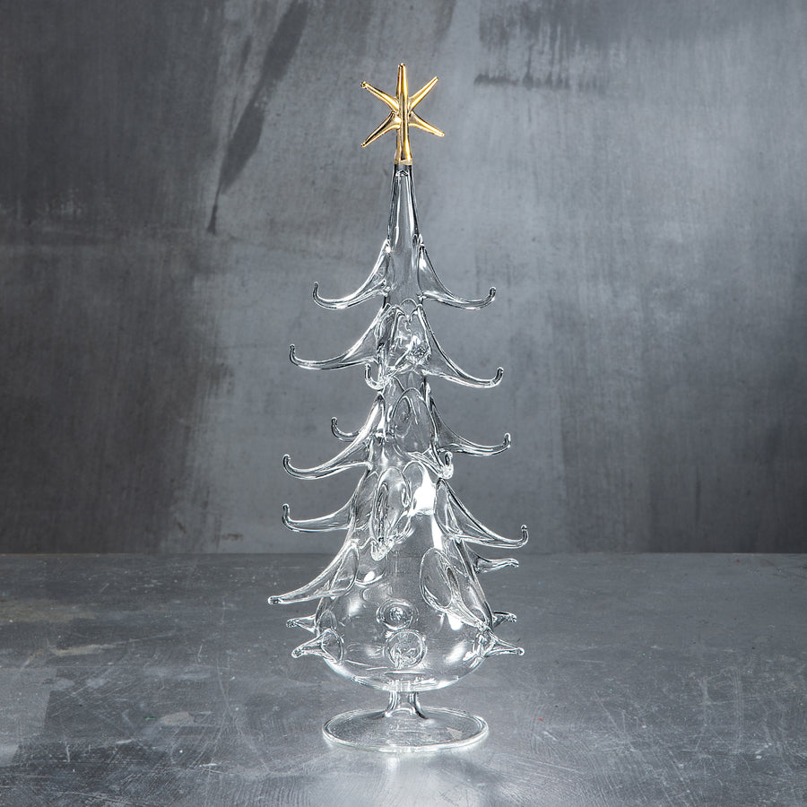 Hand-Blown Venetian Glass Angeli Christmas Tree