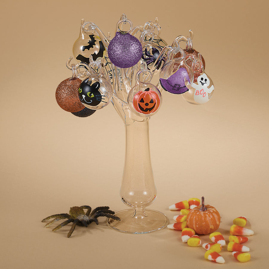 Hand-Blown Venetian Glass Sinistro Halloween Tree