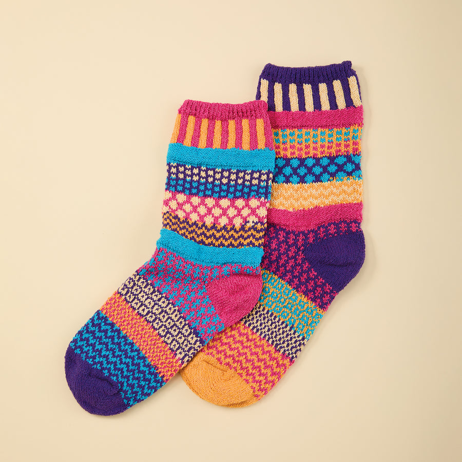 Mismatched Jeweled Rainbow Socks