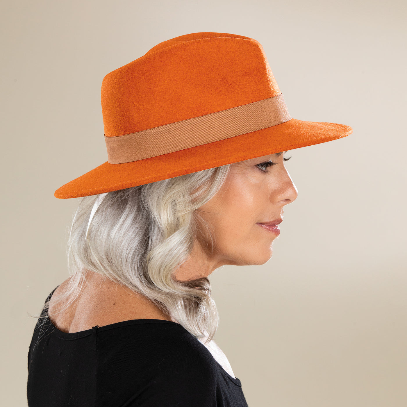 Ramona Rustic Feathered Fedora