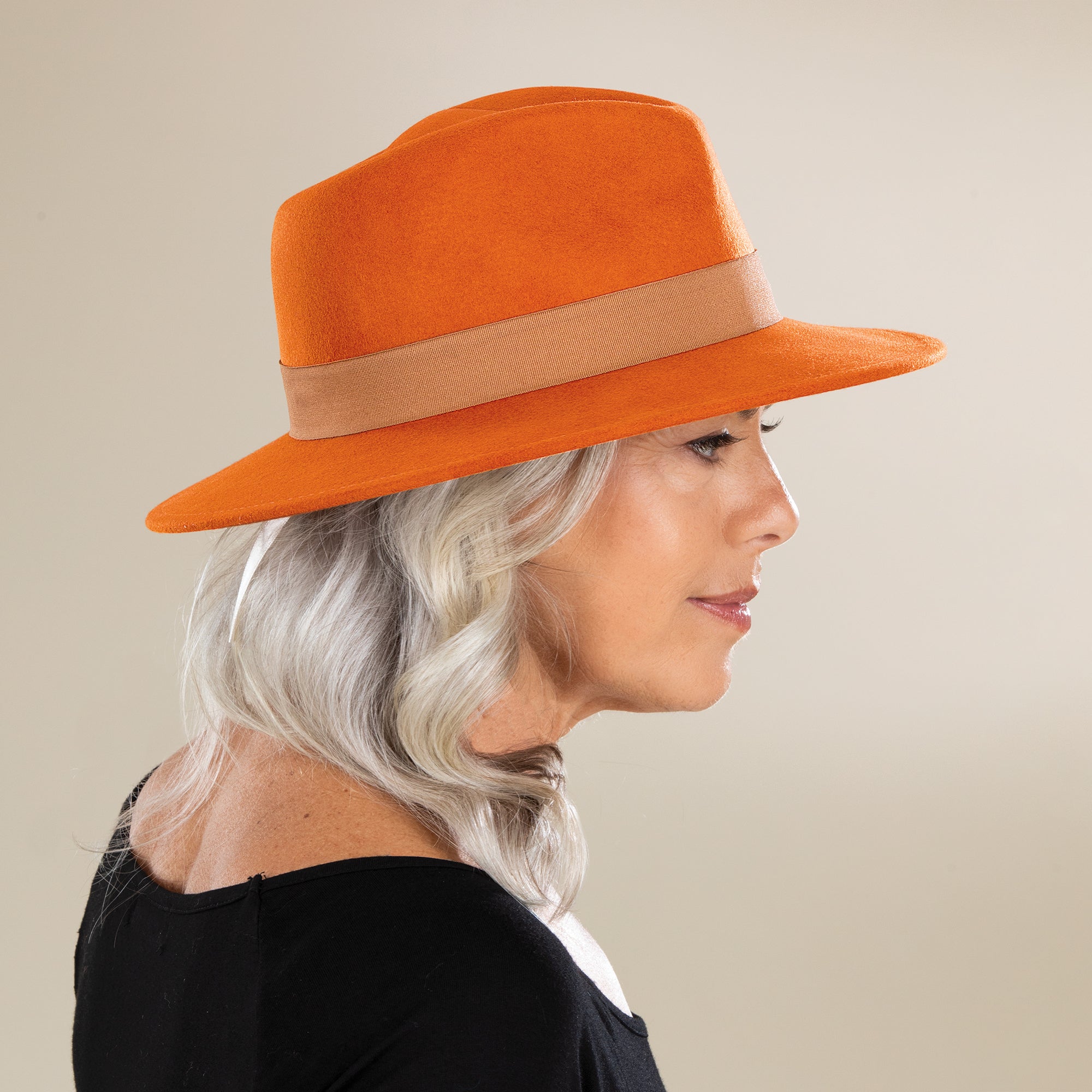 Ramona Rustic Feathered Fedora