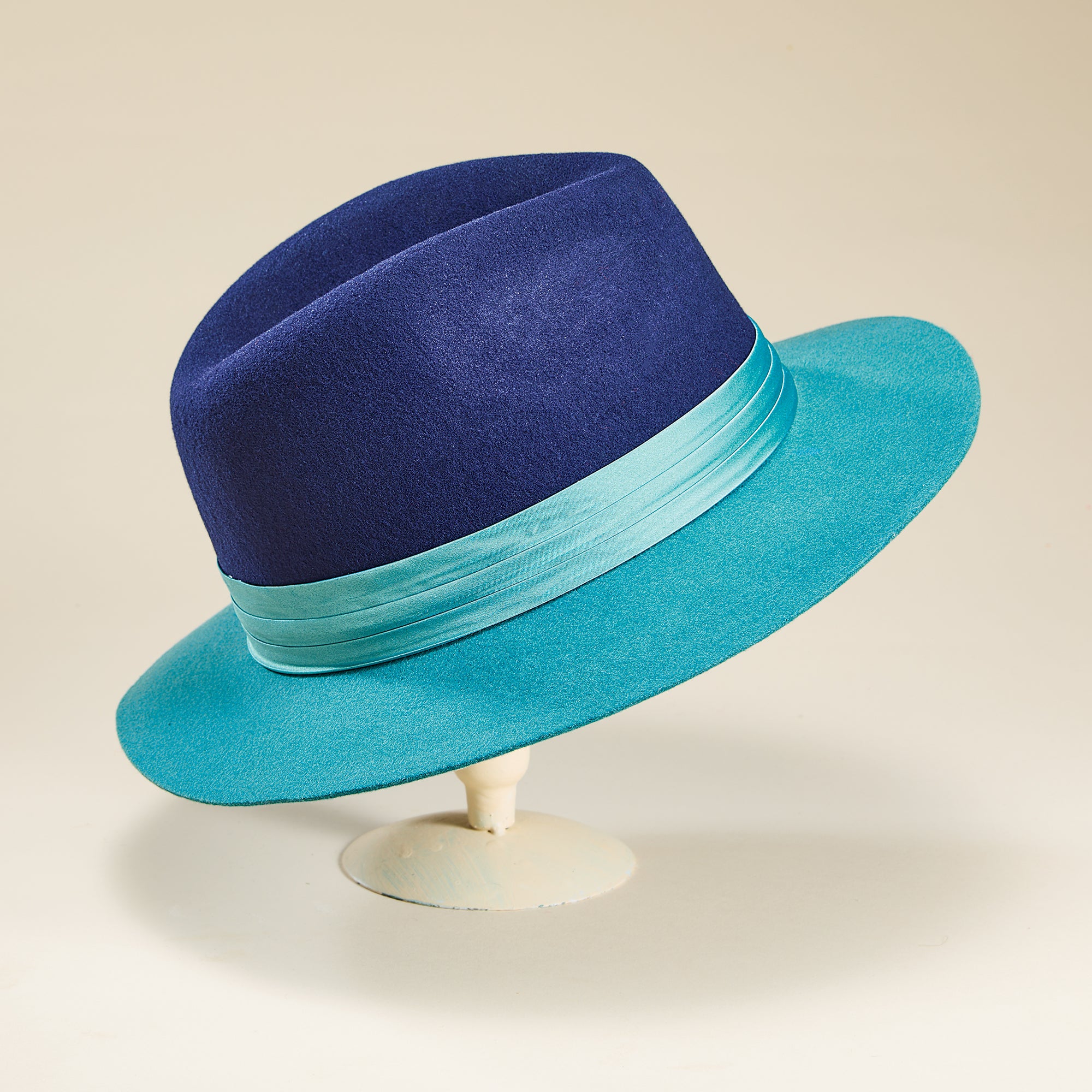 Aurelia Two-Tone Fedora (Preorder)