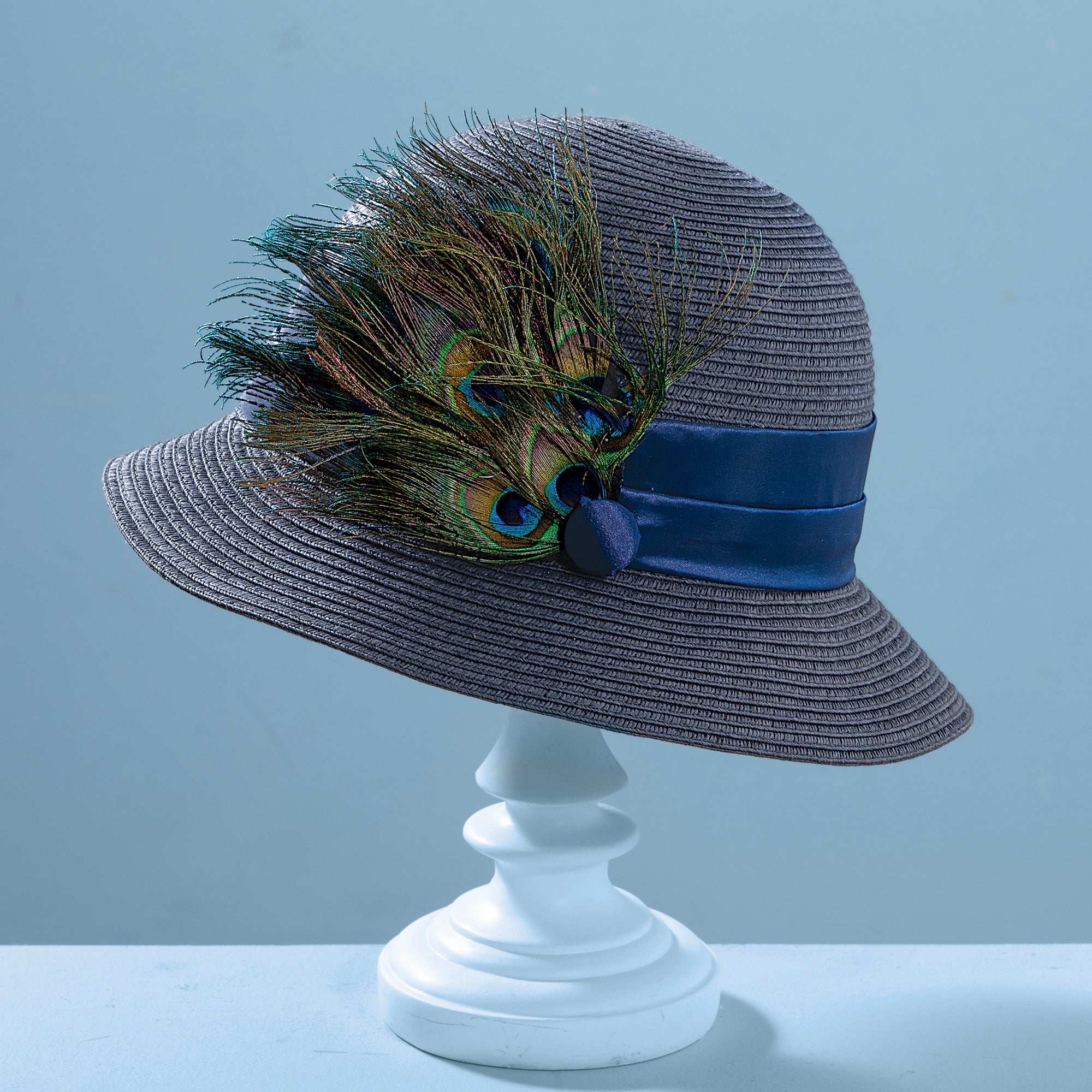 Penelope Peacock Cloche