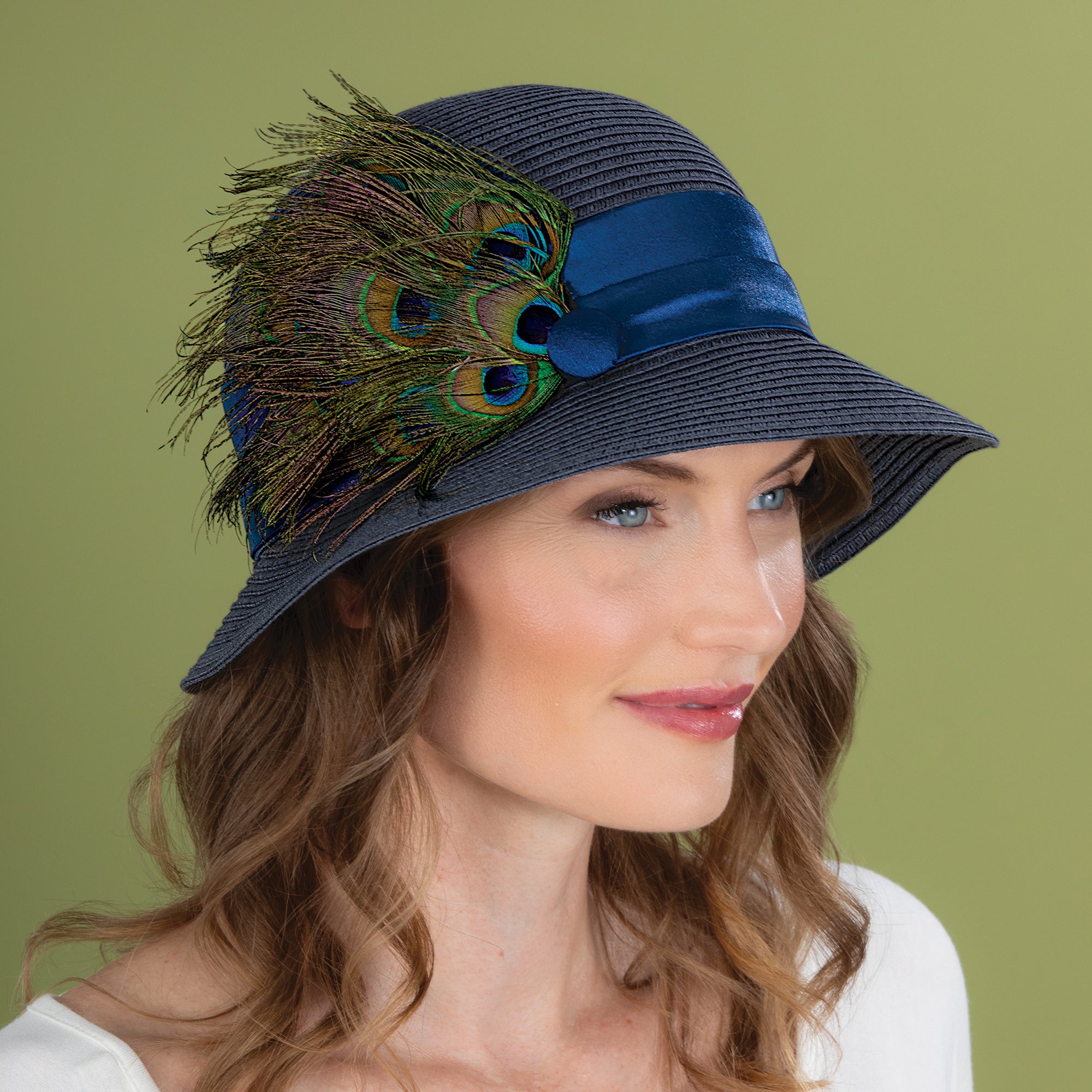 Penelope Peacock Cloche