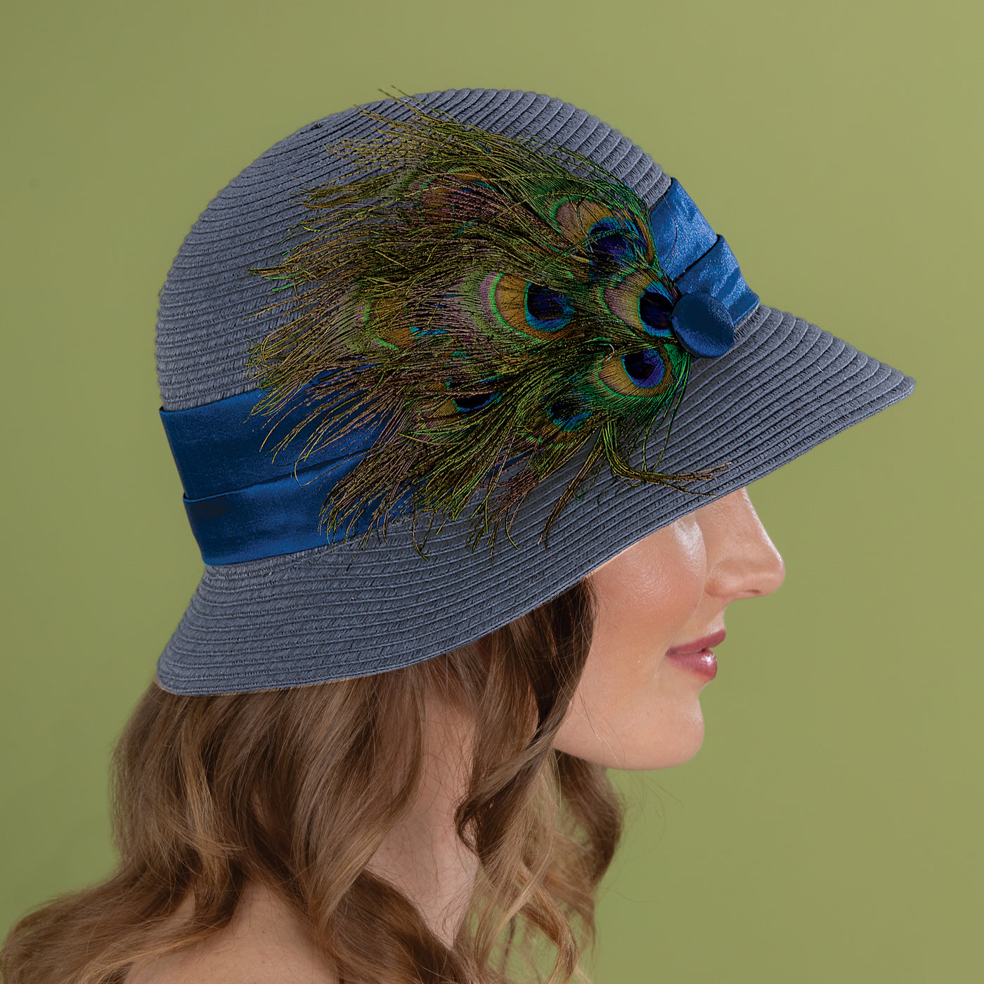 Penelope Peacock Cloche