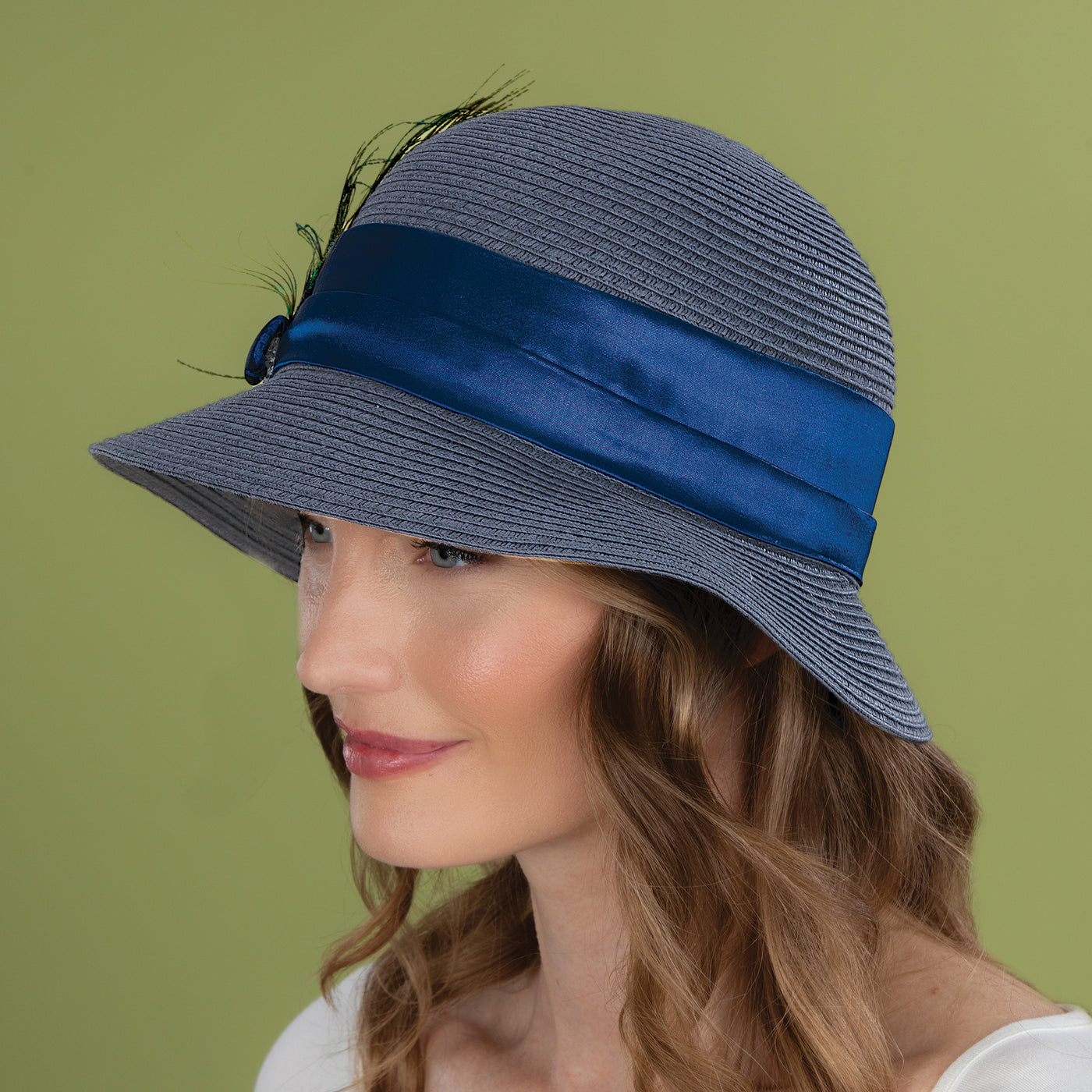 Penelope Peacock Cloche