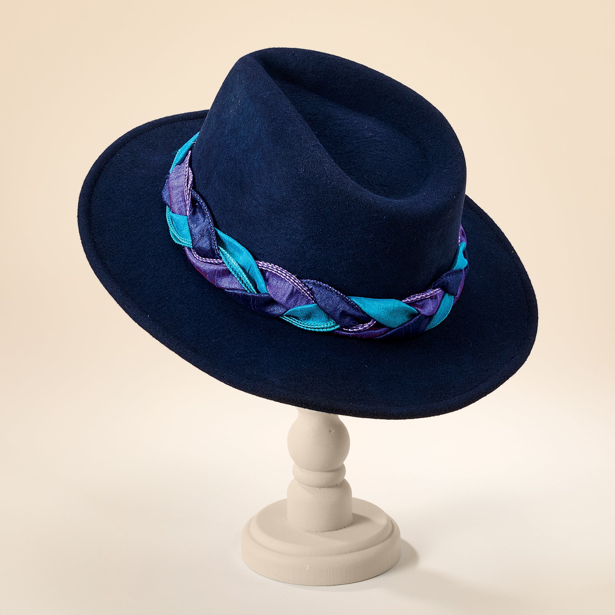 Everleigh Peacock Plumed Fedora