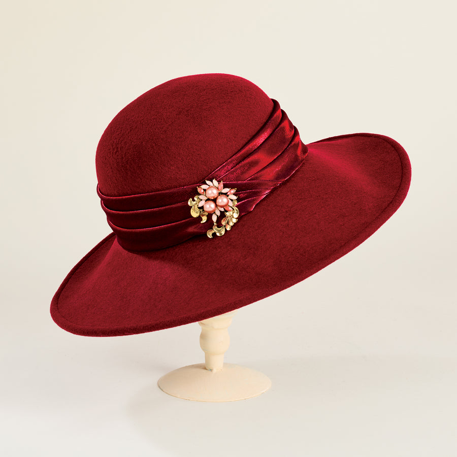 Marilyn Wide-Brimmed Lampshade Hat