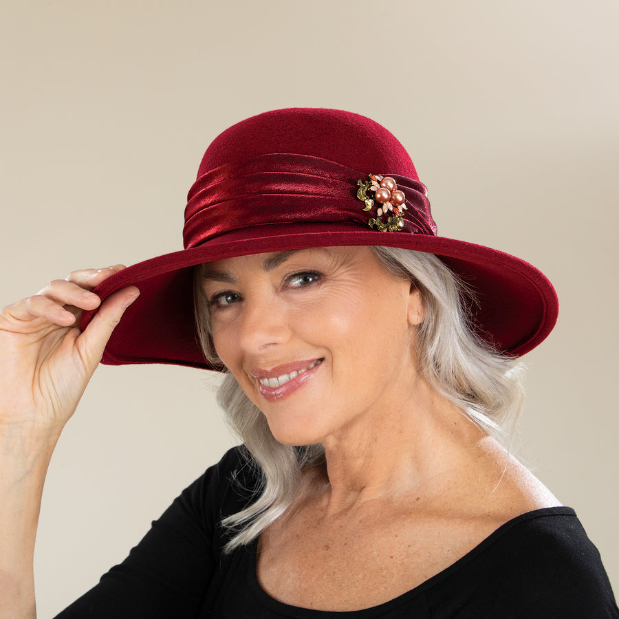 Marilyn Wide-Brimmed Lampshade Hat