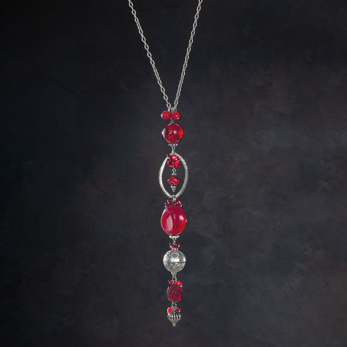 Red Rocks Necklace & Earrings Set