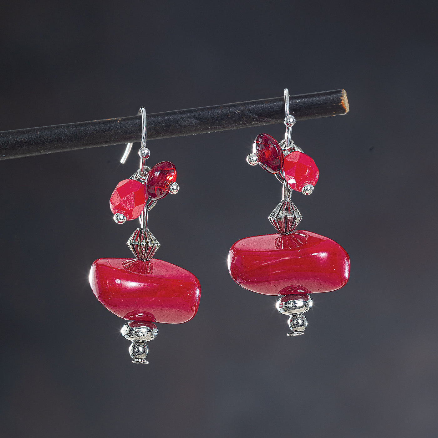 Red Rocks Necklace & Earrings Set