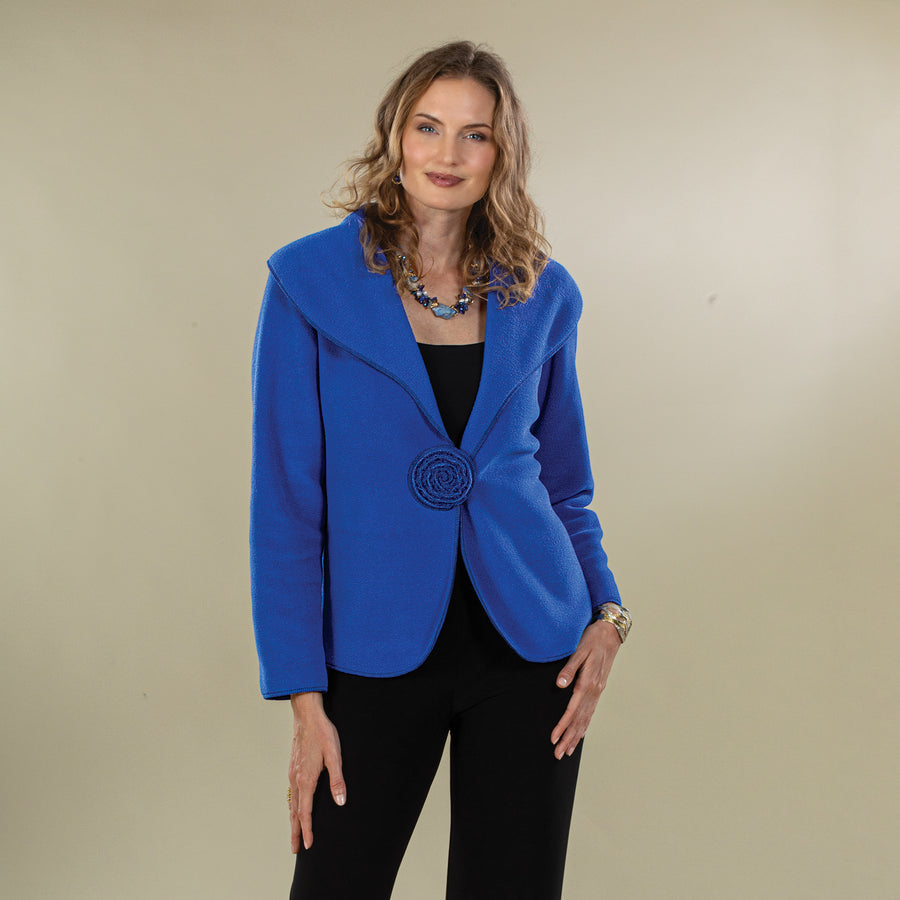 Royal Blue Rosette Jacket