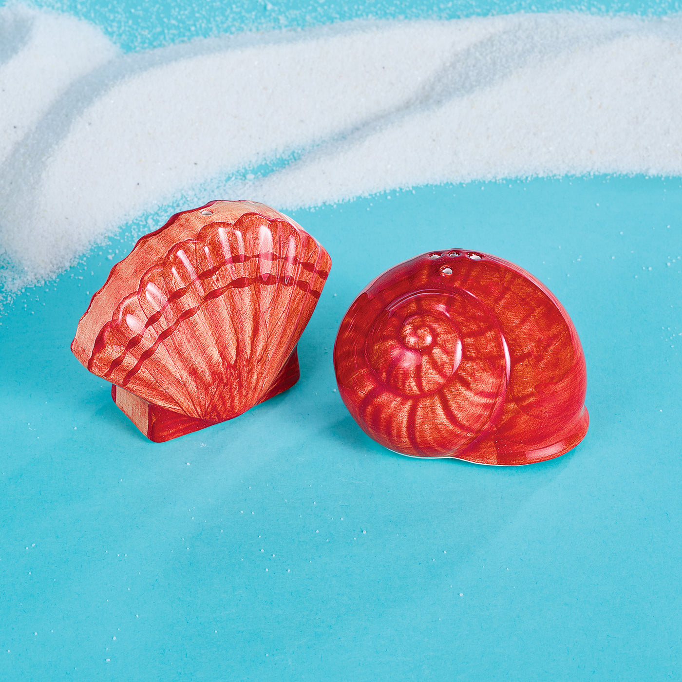 Seashell Chic Salt & Pepper Shakers