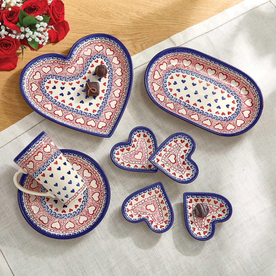 Polish Pottery Lovely in Lace Oval Platter (Preorder)