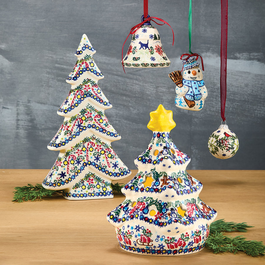 Polish Pottery 2024 Holiday Tree Luminary