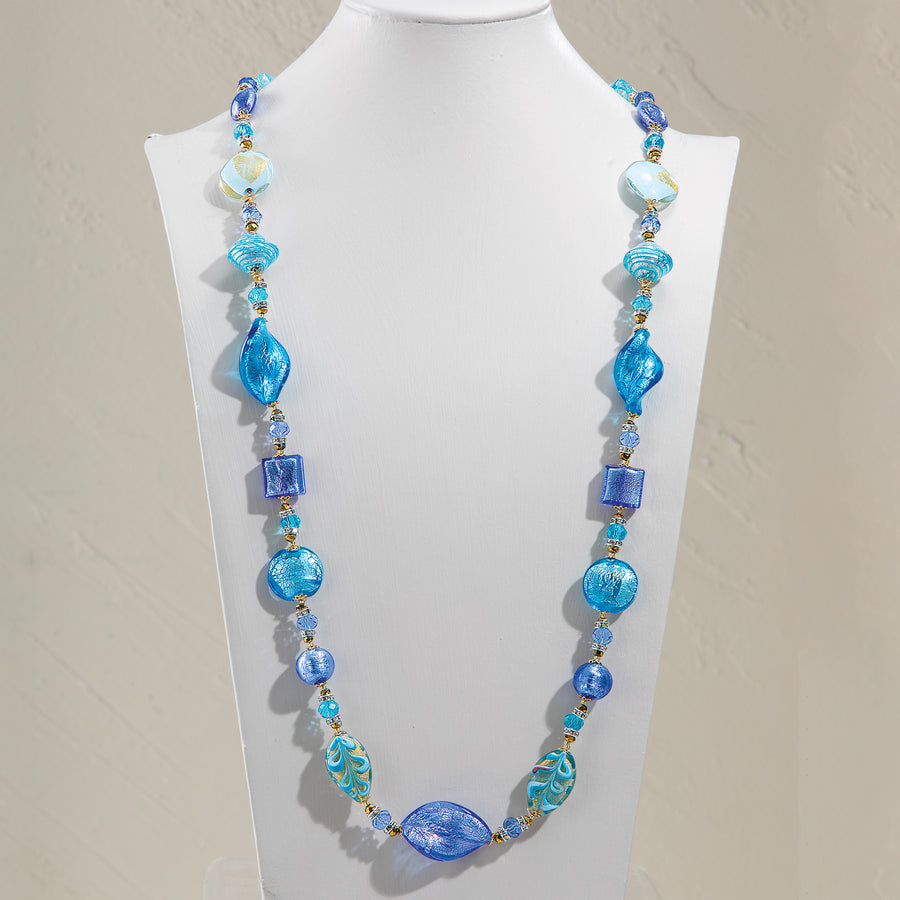 Murano Glass Venetian Skies Necklace