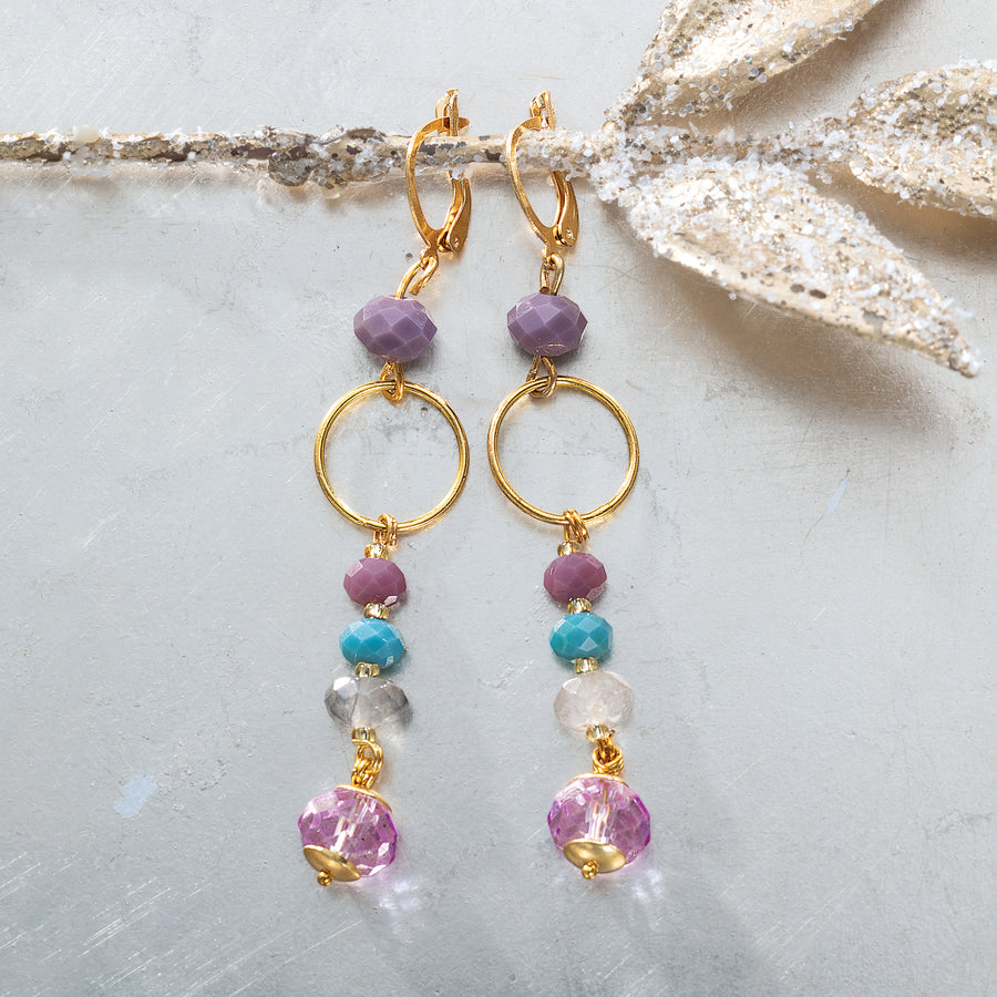 True Colors Murano Glass Drop Earrings