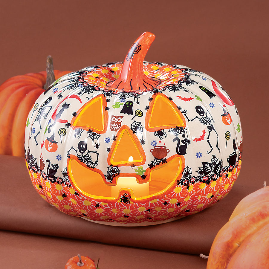 2023 Edition Halloween Polish Pottery Jack-O'-Lantern