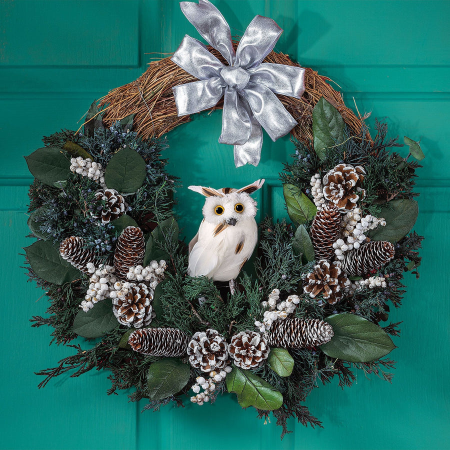 2024 Edition Winter Owl Wreath