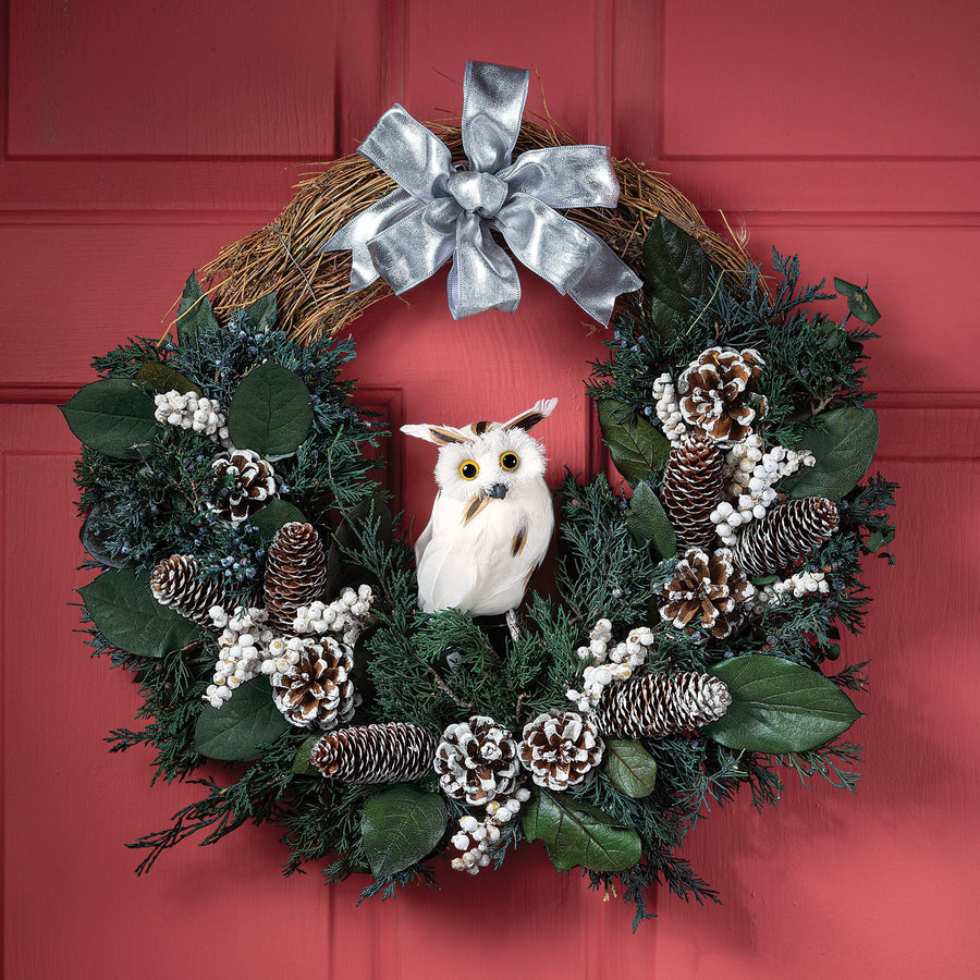 2024 Edition Winter Owl Wreath