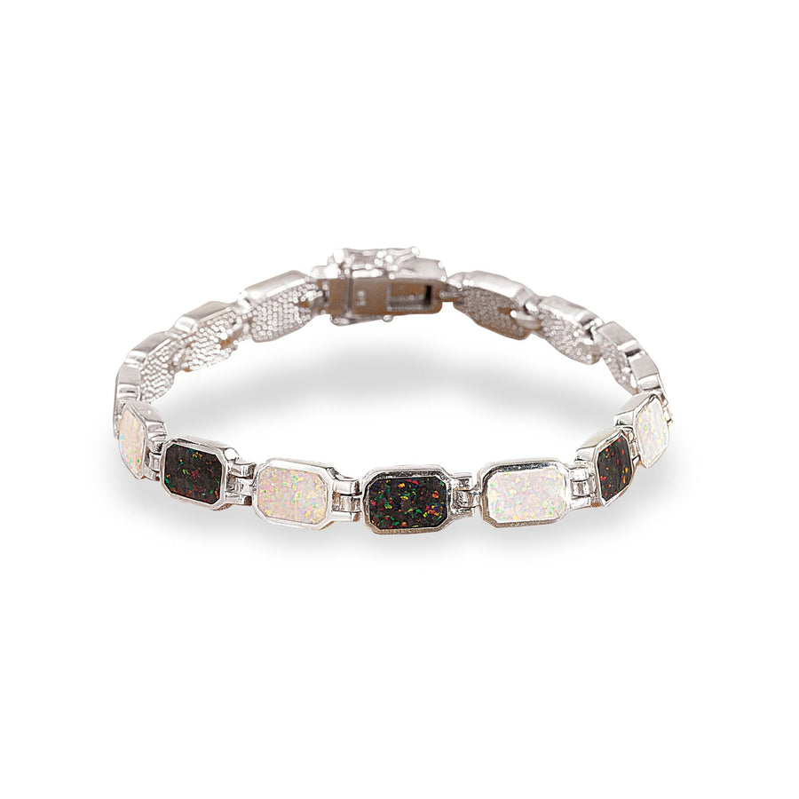 Leon Nussbaum's Black & White Opal Bracelet