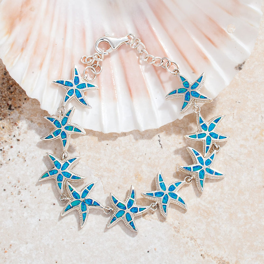 Leon Nussbaum's Blue Opal Starfish Bracelet