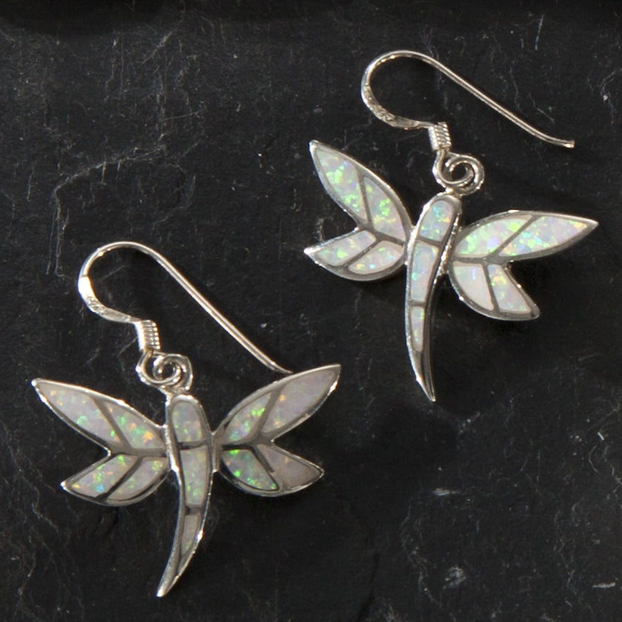 Leon Nussbaum's Opal Dragonfly Earrings