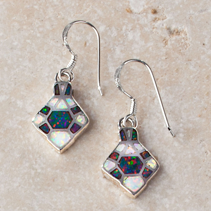 Leon Nussbaum's Black & White Opal Diamond Earrings