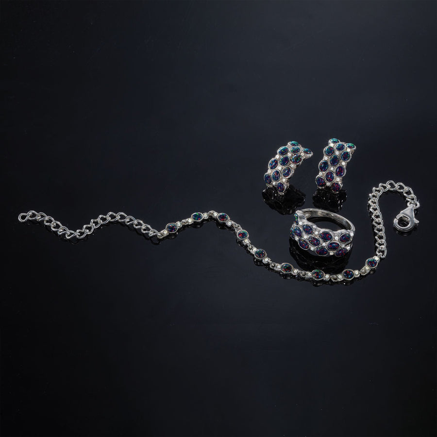 Leon Nussbaum's Black Opal & Diamond Ring