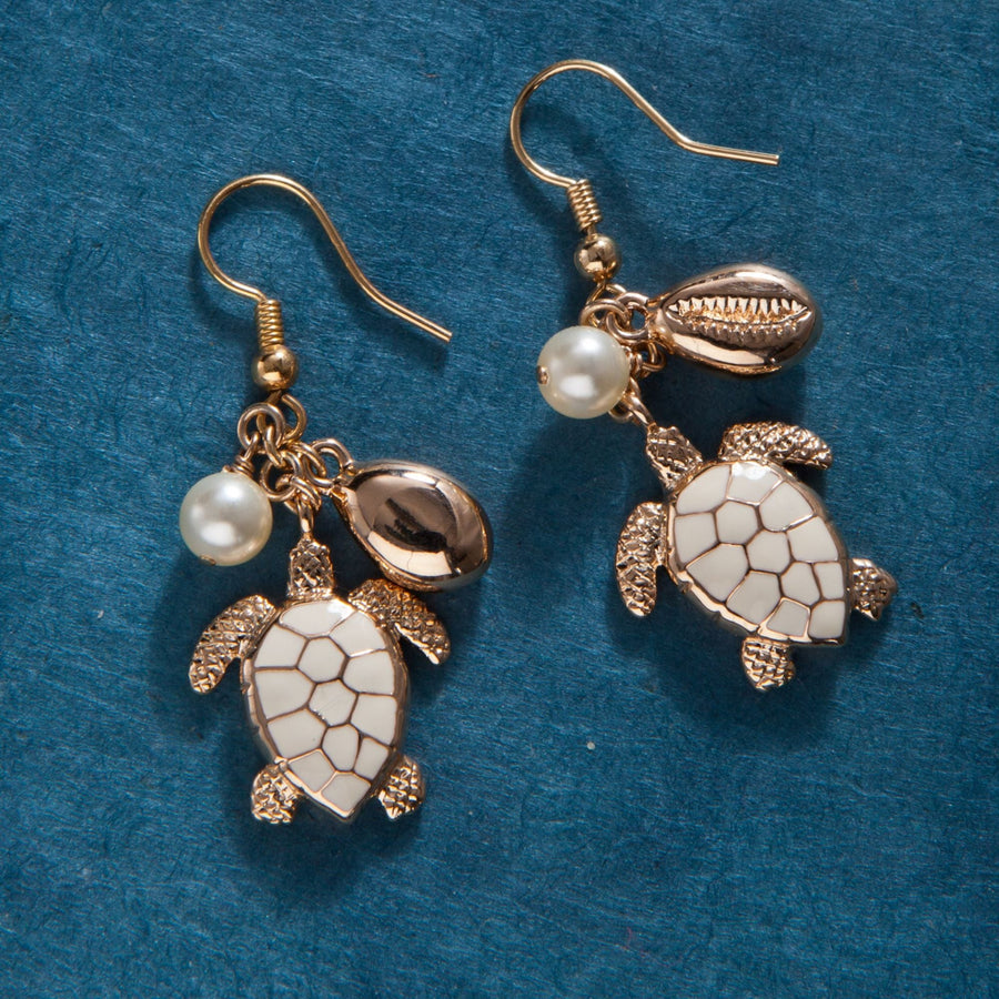Daniel Lyons' Coastal Charms Turtle Earrings